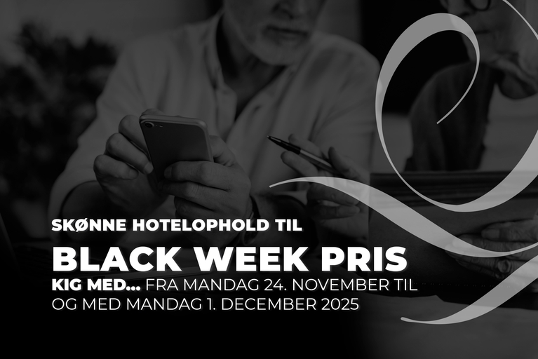 Hotelophold til Black Week pris hos Danske Hoteller A/S