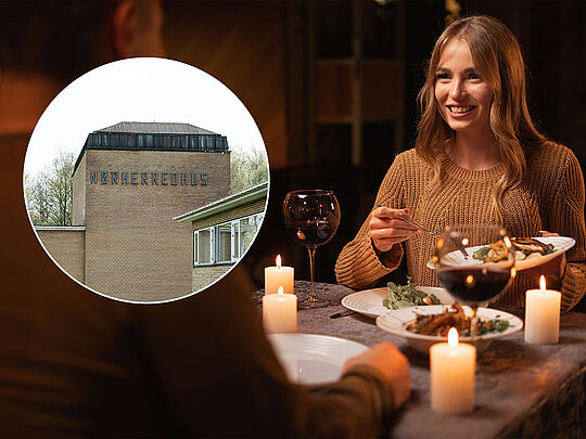 Romantisk Valtinesmiddag på Hotel Nørherredhus på Nordals i Sønderjylland